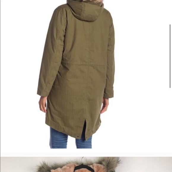 Madewell NWT Bedford Convertible Faux Fur Jacket - Picture 6 of 6